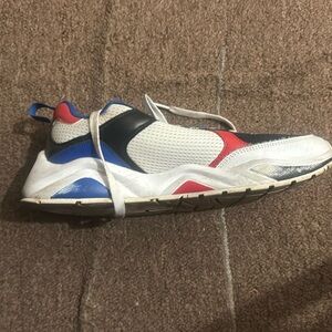 Black white blue red champion